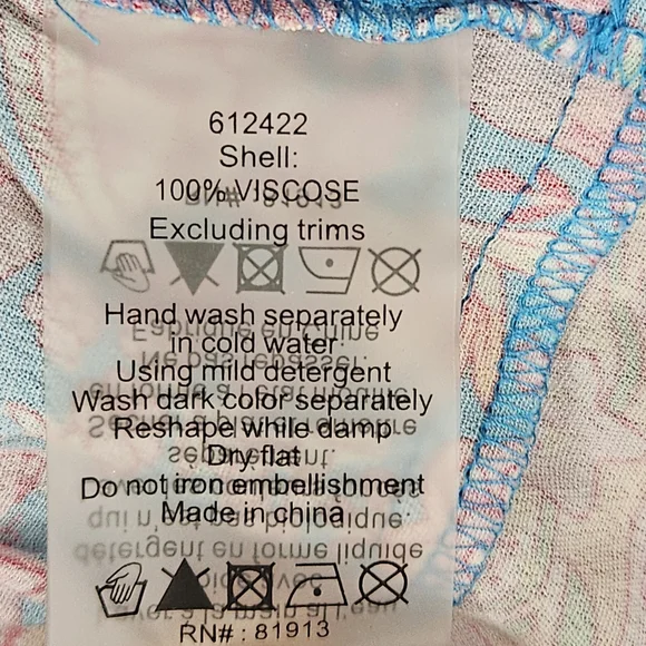 Plenty by Tracy Reese Pink and Blue Floral Skirt Set - Picture 7 of 12